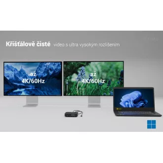 Stație de andocare i-tec USB-C dual HDMI cu alimentare de 100W + încărcător universal i-tec de 100W Stație de andocare i-tec USB-C dual HDMI cu alimentare de 100W + încărcător universal i-tec de 100W
