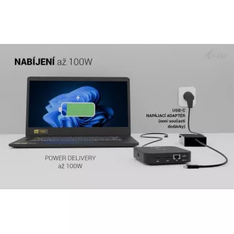 Stație de andocare i-tec USB-C dual HDMI cu alimentare de 100W + încărcător universal i-tec de 100W Stație de andocare i-tec USB-C dual HDMI cu alimentare de 100W + încărcător universal i-tec de 100W
