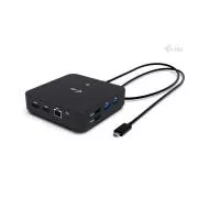 Stație de andocare i-tec USB-C DP cu HDMI dual, alimentare 100W