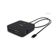 Stație de andocare i-tec USB-C DP cu HDMI dual, alimentare 100W