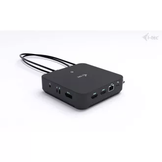 Stație de andocare i-tec USB-C DP Dual HDMI, alimentare 100W + încărcător universal i-tec 100W