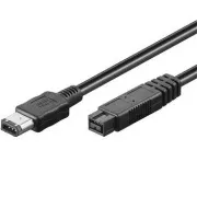 Cablu PremiumCord FireWire 800, 1,8 m, 9 pini-6 pini
