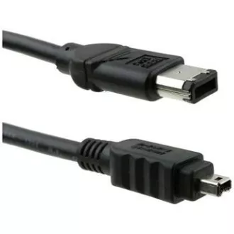 Cablu PremiumCord Firewire 1394 6pin-4pin 2m Cablu PremiumCord Firewire 1394 6pin-4pin 2m