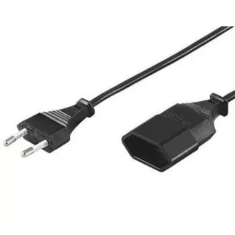 PremiumCord Cablu de rețea 230V 2m furcă prelungitoare