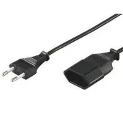 PremiumCord Cablu de rețea 230V 2m furcă prelungitoare