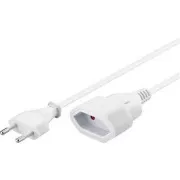 Prelungitor alb PremiumCord 230V 5m