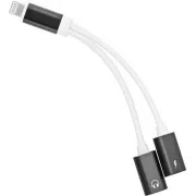 Adaptor PremiumCord Lightning la mufă audio de 3,5 mm + încărcare Lightning