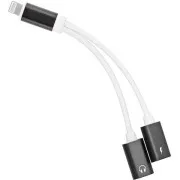 Adaptor PremiumCord Lightning la mufă audio de 3,5 mm + încărcare Lightning
