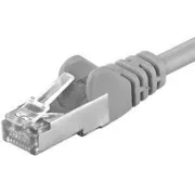 Premiumcord Cablu patch CAT 6a S-FTP,RJ45-RJ45,LSOH, AWG 26/7 0,25m gri