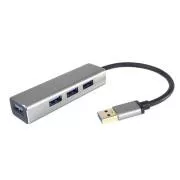 PremiumCord USB 3.0 Superspeed HUB cu 4 porturi