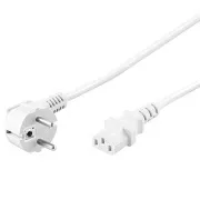 Cablu de rețea PremiumCord 230V la computer 1m alb
