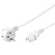 Cablu de rețea PremiumCord 230V la computer 1m alb