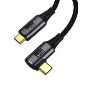 PremiumCord USB4 Gen 3x2 40Gbps 8K@60Hz 240W, Thunderbolt, 0,3m curbat