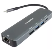 PremiumCord USB-C la HDMI, 2x USB3.2, PD 100W, RJ45