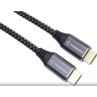 PremiumCord ULTRA HDMI 2.1 de mare viteză + cablu Ethernet 8K@60Hz, placat cu aur 5m