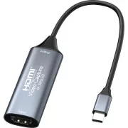 Graber HDMI PremiumCord pentru semnal video/audio către computer cu conector USB 3.0 tip c