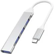 Hub PremiumCord USB-C la USB 3.2A + 3x USB 2.0