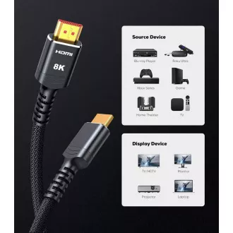 Cablu HDMI Premium Ultra 2.1 8K 1m