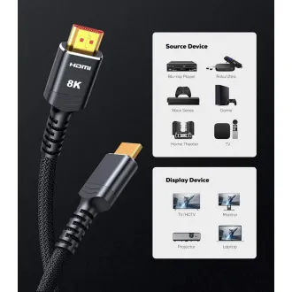 Cablu HDMI Premium Ultra 2.1 8K 7,5 m