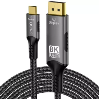 Cablu Premium USB-C la DP 1.4, 2 m