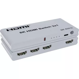 Comutator HDMI PremiumCord 3:1 cu telecomandă