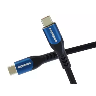 Cablu USB-C PremiumCord, 3m/5A/100W/20Gbiți
