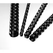Spiri din plastic 8 mm, negri