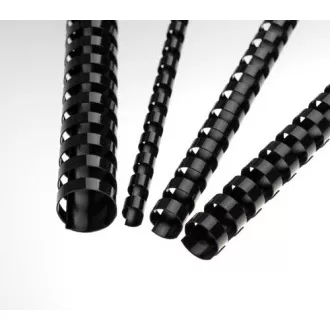 Spiri din plastic 8 mm, negri Spiri din plastic 8 mm, negri