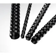 Spiri din plastic 8 mm, negri