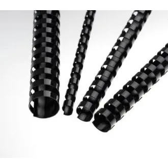 Spiri din plastic 8 mm, negri Spiri din plastic 8 mm, negri