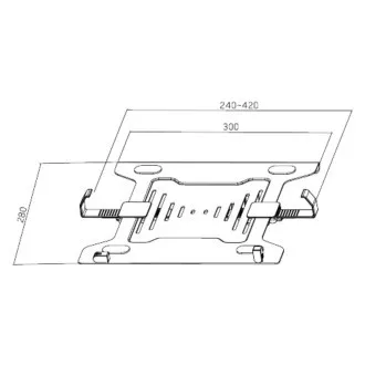 Suport pentru laptop Brateck NBH-2 Suport pentru laptop Brateck NBH-2
