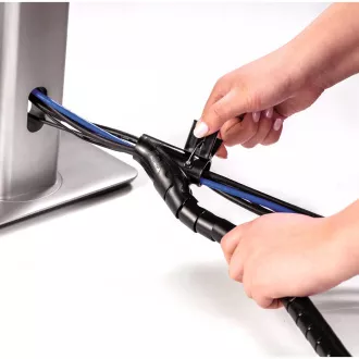 Organizator și protector de cablu Fellowes Cablezip, negru