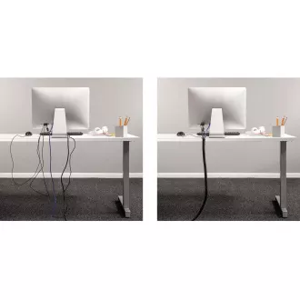 Organizator și protector de cablu Fellowes Cablezip, negru