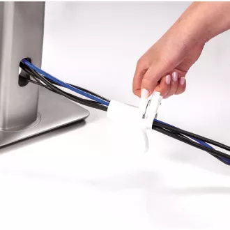 Organizator și protector de cablu Fellowes Cablezip, alb