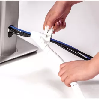 Organizator și protector de cablu Fellowes Cablezip, alb
