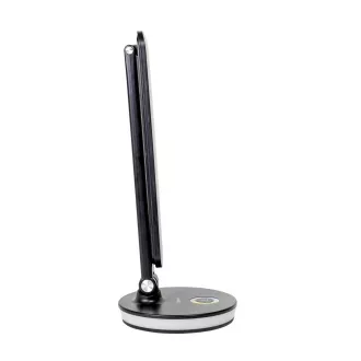 Lampă de masă LED Platinet PDL400RGBB 12W reglabilă, control tactil, port USB, neagră