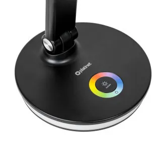 Lampă de masă LED Platinet PDL400RGBB 12W reglabilă, control tactil, port USB, neagră Lampă de masă LED Platinet PDL400RGBB 12W reglabilă, control tactil, port USB, neagră
