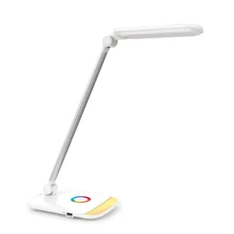 Lampă de masă LED Platinet PDLQ60 18W, reglabilă, control tactil, port USB, albă Lampă de masă LED Platinet PDLQ60 18W, reglabilă, control tactil, port USB, albă
