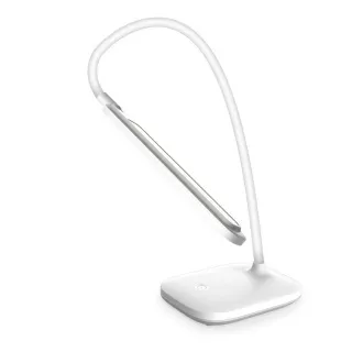 Lampă de masă LED Platinet PDL6728 5W, reglabilă, baterie integrată 2400mAh, port USB, albă