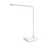 Lampă de masă LED Platinet PDL6728 5W, reglabilă, baterie integrată 2400mAh, port USB, albă