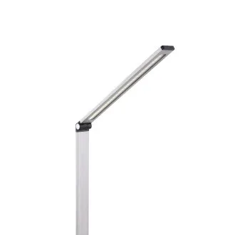 Lampă de masă LED Platinet PDL888S, 10W, reglabilă, încărcare wireless, port USB, argintie Lampă de masă LED Platinet PDL888S, 10W, reglabilă, încărcare wireless, port USB, argintie