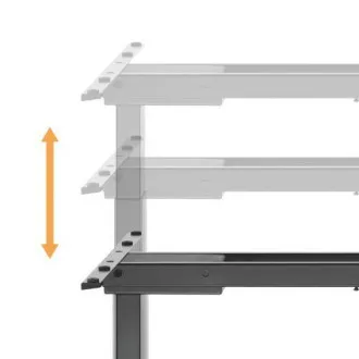 Bază de masă reglabilă pe înălțime Brateck M08-23DE 2 motoare gamă 620-1280 mm capacitate de încărcare 100 kg Bază de masă reglabilă pe înălțime Brateck M08-23DE 2 motoare gamă 620-1280 mm capacitate de încărcare 100 kg