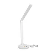 Lampă de masă LED Platinet PDL400RGBW 12W reglabilă, control tactil, port USB, albă