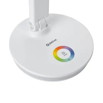 Lampă de masă LED Platinet PDL400RGBW 12W reglabilă, control tactil, port USB, albă Lampă de masă LED Platinet PDL400RGBW 12W reglabilă, control tactil, port USB, albă