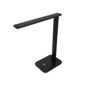 Lampă de masă LED Platinet PDL6731B 5W, reglabilă, baterie integrată de 6000mAh, port USB, neagră