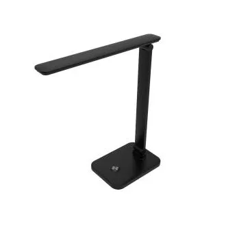 Lampă de masă LED Platinet PDL6731B 5W, reglabilă, baterie integrată de 6000mAh, port USB, neagră Lampă de masă LED Platinet PDL6731B 5W, reglabilă, baterie integrată de 6000mAh, port USB, neagră