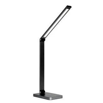 Lampă de masă LED Platinet PDL888B, 10W, reglabilă, încărcare wireless, port USB, neagră Lampă de masă LED Platinet PDL888B, 10W, reglabilă, încărcare wireless, port USB, neagră