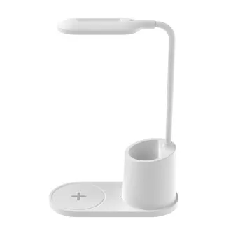 Lampă de masă LED Platinet PDL1930W, 3W, reglabilă, încărcare wireless, albă Lampă de masă LED Platinet PDL1930W, 3W, reglabilă, încărcare wireless, albă