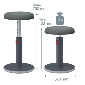 Scaun ergonomic Leitz Ergo Cozy, gri Scaun ergonomic Leitz Ergo Cozy, gri