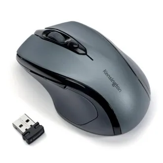Kensington Pro Fit/Ergonomic/Optic/Dreapace/1600 DPI/USB fără fir/Negru-argintiu Kensington Pro Fit/Ergonomic/Optic/Dreapace/1600 DPI/USB fără fir/Negru-argintiu